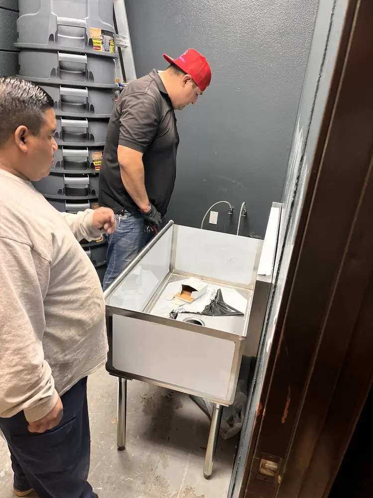 Commercial plumbing and sink installation in Maple Shade